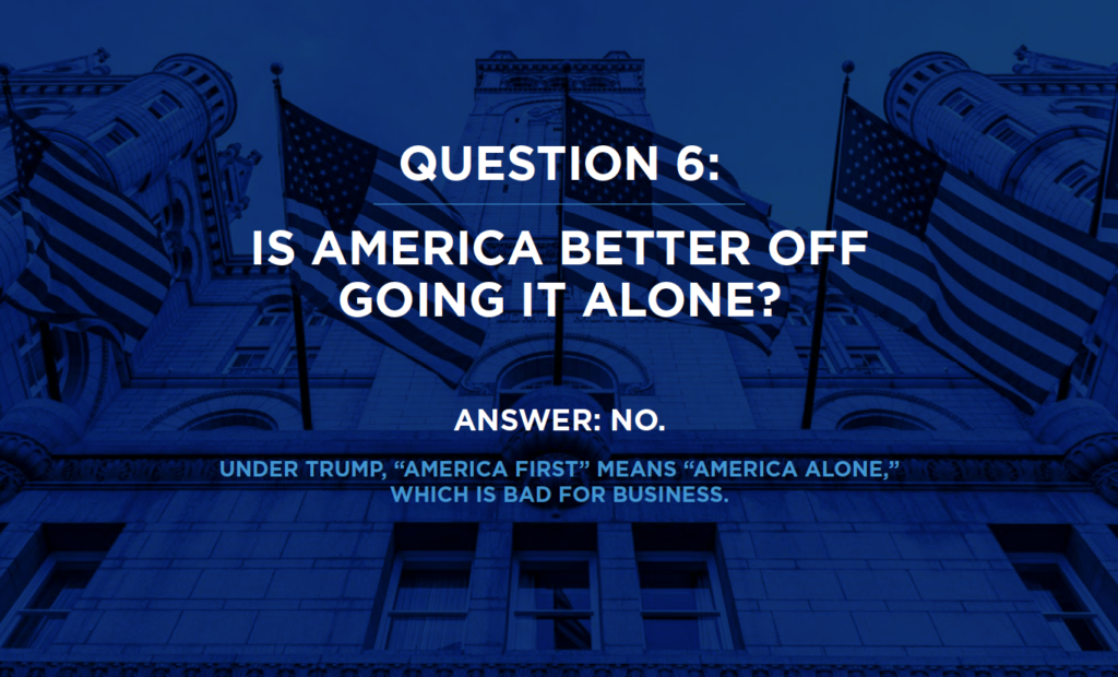 IS AMERICA BETTER OFF GOING IT ALONE?
